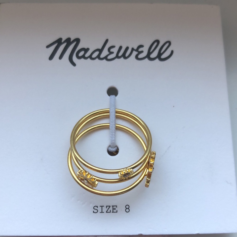 Madewell set of three rings